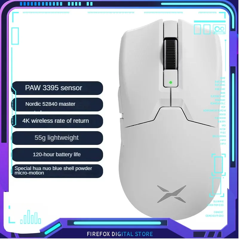 

M800ultra Проводная/Беспроводная игровая мышка аккумуляторная трехрежимная легкая Bluetooth PAW3395, аксессуары для офиса, ПК, мышь для киберспорта