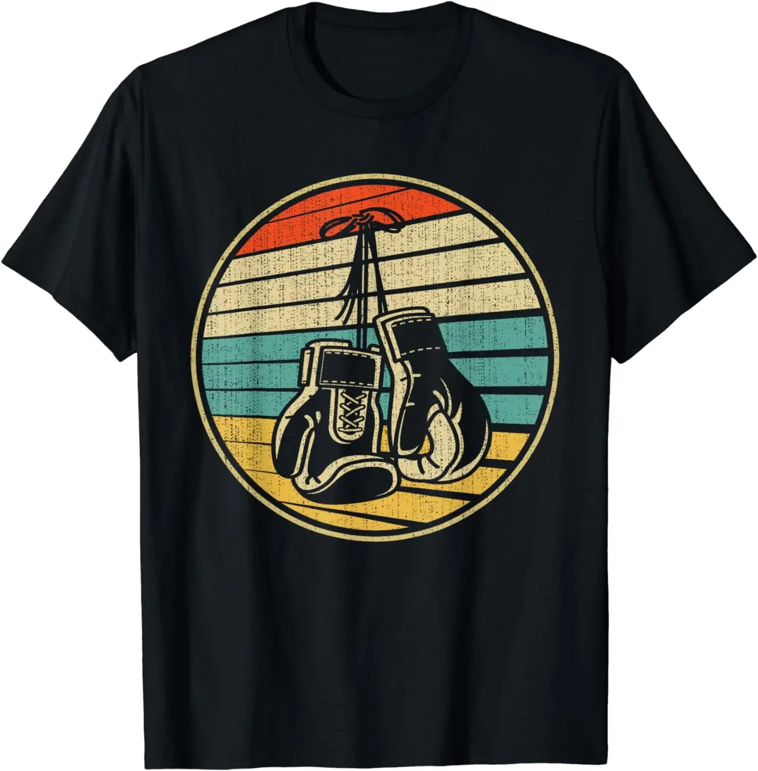 

Vintage Retro 60s 70s Style Boxing Gloves Boxer Player Lover T-Shirt Men Clothing Streetwear Graphic T Shirts Harajuku