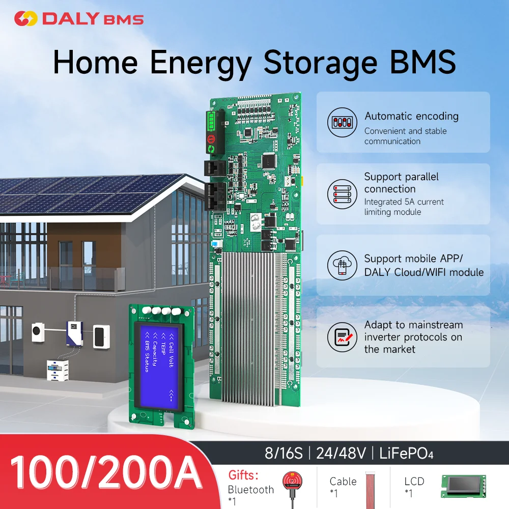 その他 BMS DALY 200A DALY 13S Li-ion 200A Common Port BMS