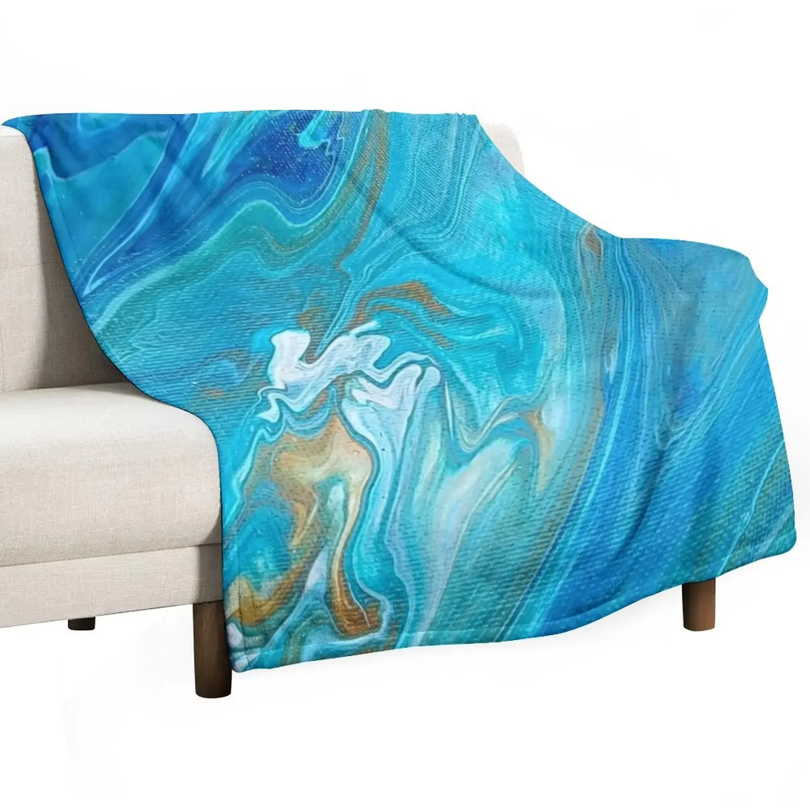 

Saturn Seas Throw Blanket Loose Camping Moving Blankets