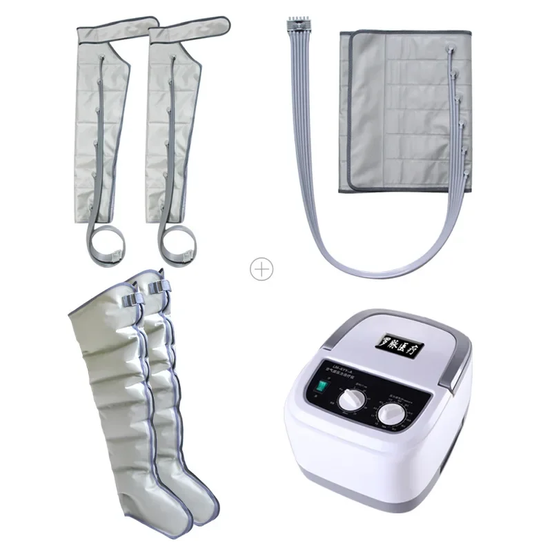 

3 In 1 Air Compression Massage Machine Wraps Feet Arm Waist Massager For Muscles Relaxation and Swelling Cramps Pain Relief