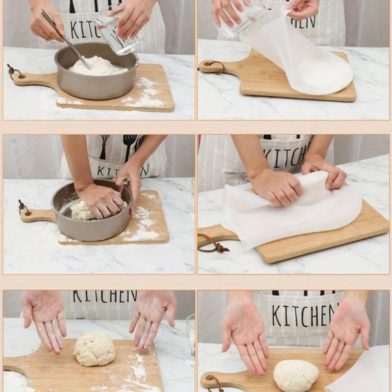 Silicone Kneading Dough Bag for Bread Pastry Pizza Mixing Nonstick Baking Tool Kitchen Accessory with Durability