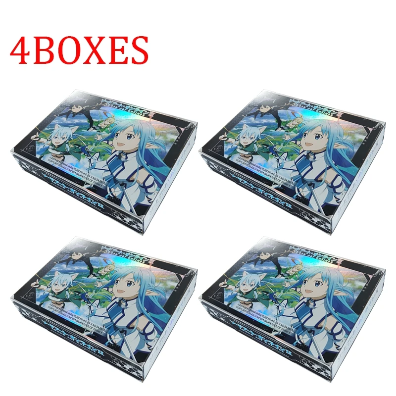 SAO Sword Art Online Kirigaya Kazuto Yuuki Asuna Leafa Rare Collection Cards Child Kids Birthday Gift Game Toys
