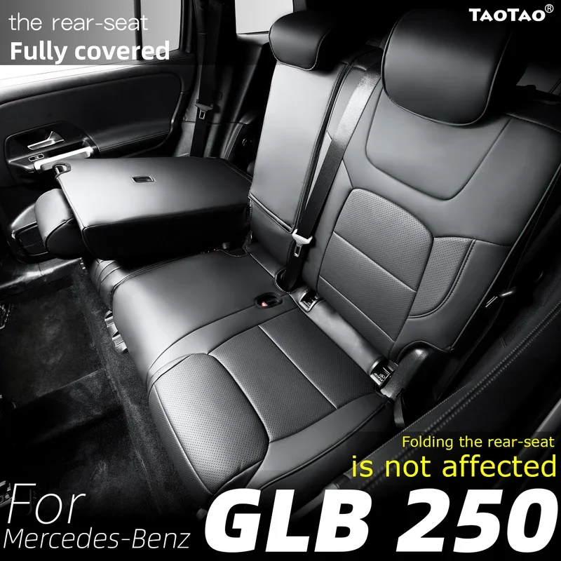 Ilbcavne Housses De Siège De Voiture Simili Cuir Pour Mercedes Benz A Class/ B Class/E Class/C Class/GLC/GLE/GLK/ML Universelle 21(Size:with Headrest,Color:Black Red