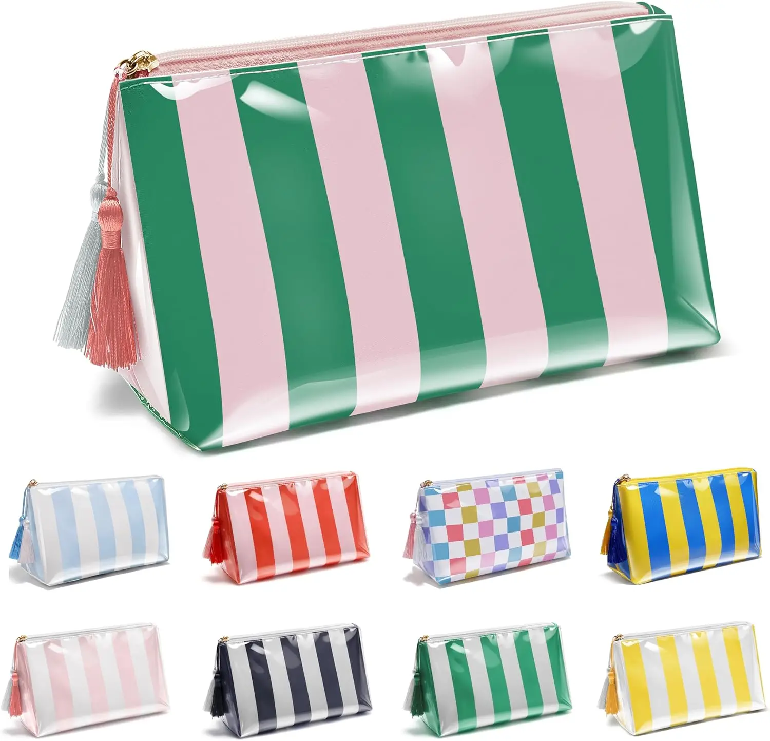 Large Transparent Waterproof Cosmetic Bag for Women's Travel Essentials
