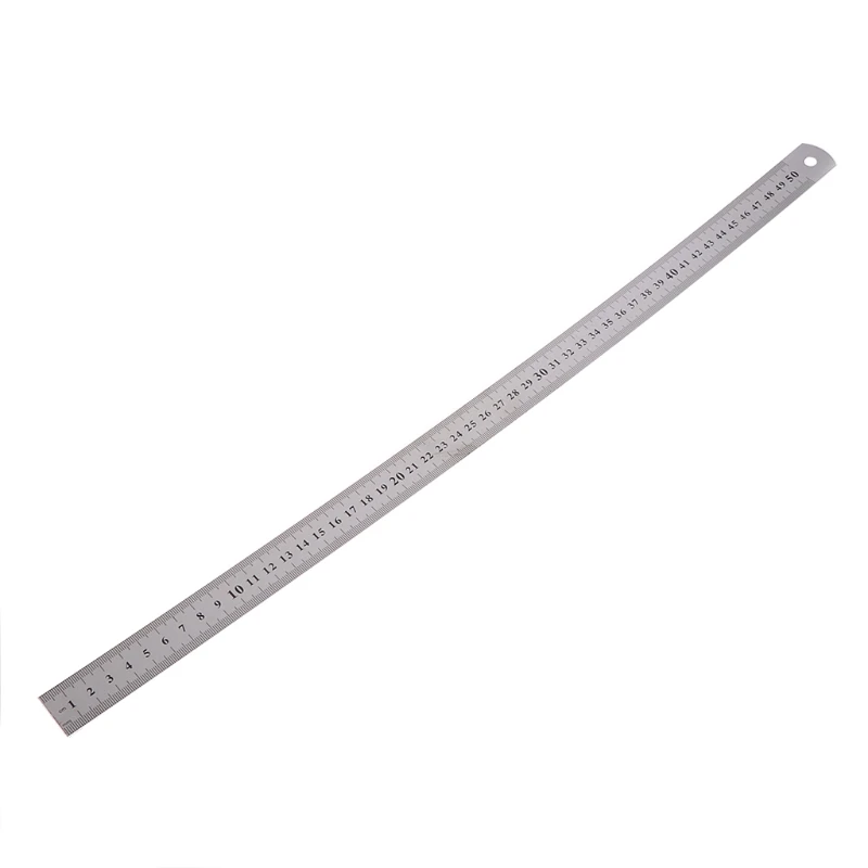 

X37E Ruler Metal Straight Edge Ruler Stainless Steel Ruler 50cm /20'' Double Sided