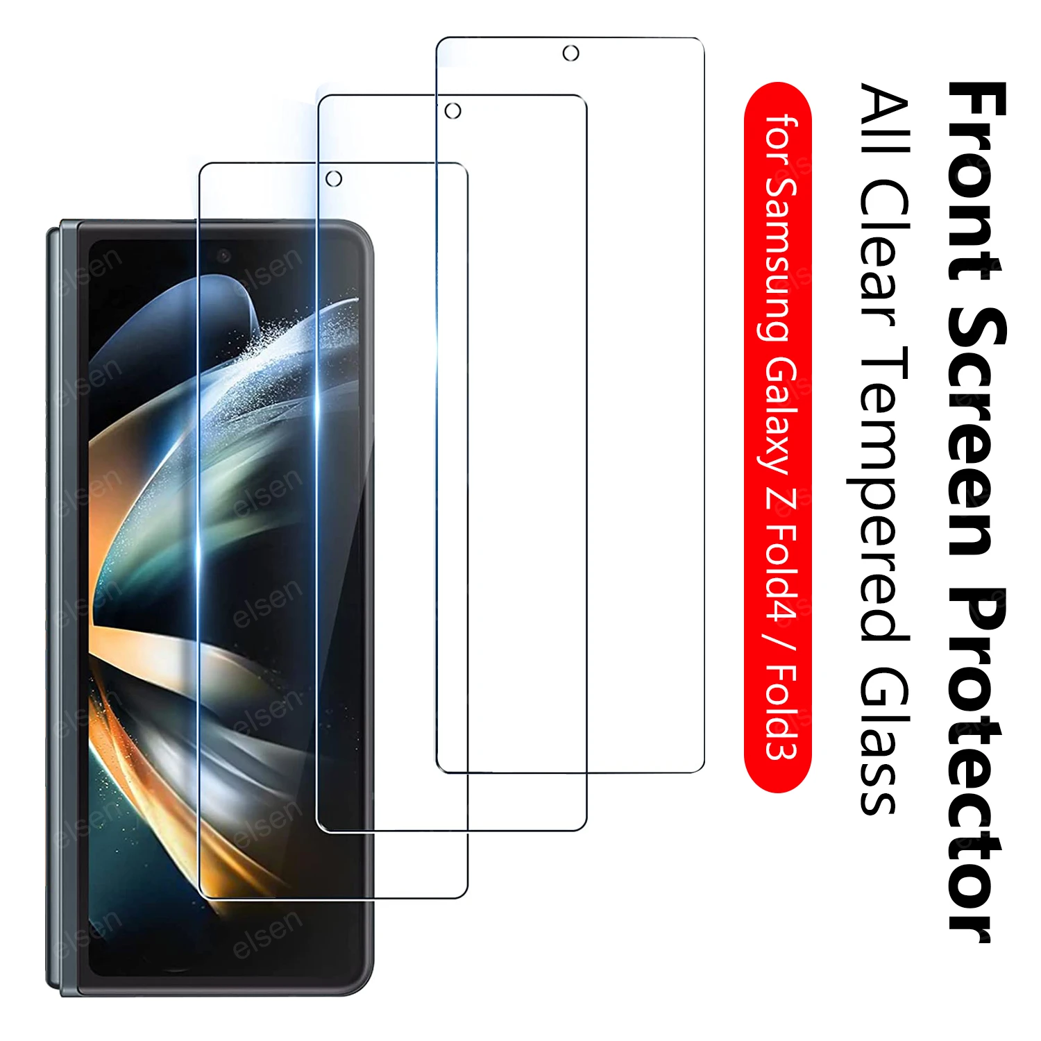 2pcs Tempered Glass Ultra Clear Front Screen Protector Full Glue For
