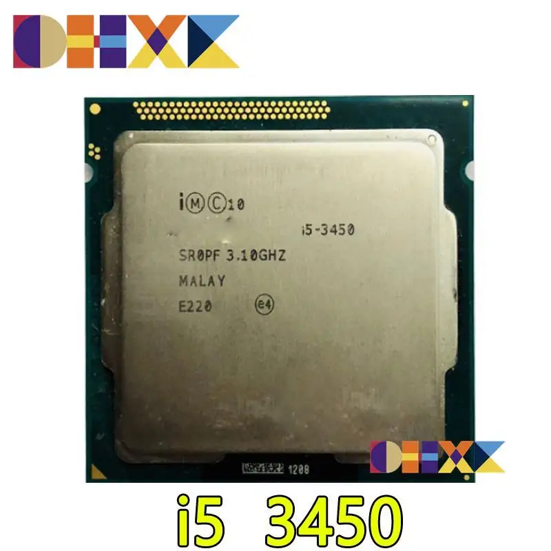 Per Usato Intel Core I5 3450 3.10Ghz Quad Core 6M Socket 1155 Processore Cpu Sr0Pf