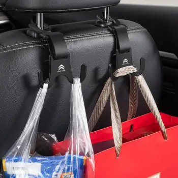 Seggiolino auto Poggiatesta Gancio Auto Sedile Posteriore Organizer Gancio Per Citroen C4 C3 C5 C1 C2 Berlingo Celysee Cactus Picasso Aircross Saxo