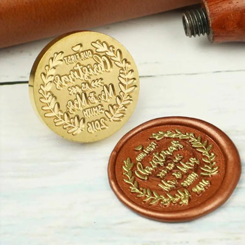 Personalized Metal Stamps Wax Seals Stamps Customize Your Own Gift Invitation name stamp set name stamp wax seal stamp metal stamps brass stamp embossing stamp rubber stamp rubber stamp kit self inking stamp heating stamp heating stamping embosser