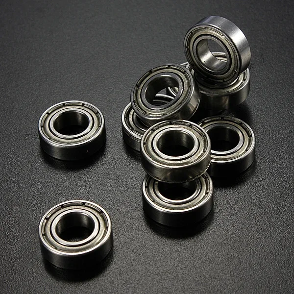 688ZZ Bearing 10PCS/Set 8x16x5 mm/10x19x5mm Miniature 688Z Mini Ball Bearings 618/8ZZ Parts Deep Groove Flanged Pulley Wheel ball bearings,metal shielded ball bearings
