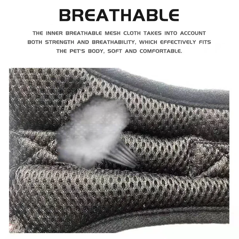 Pet Dogs Adjustable Harness Small and Large Dog Harness Vest, Strong Dog Leash Pet Leashes Reflective Leash Drag Pull Tow