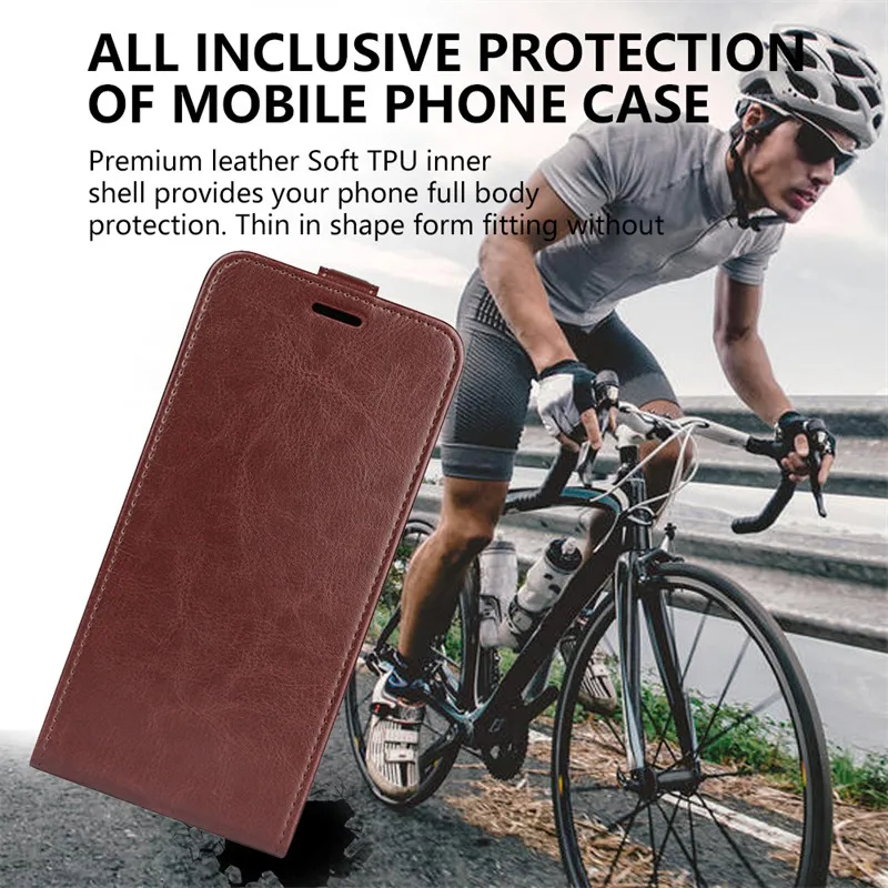 Luxury Phone Cover For Samsung Galaxy A06 Vertical Flip leather Case For Samsung Galaxy A06 Case Wallet Retro Plain