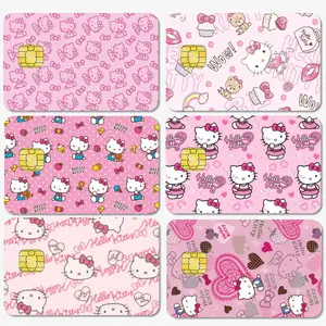 Hello Kitty Sticker | size: 3 x 4 | White Decal Japanese bobtail cat pink  bow