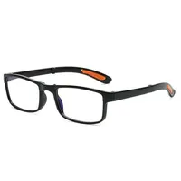 Lunettes de lecture pliantes avec étui, Anti-lumière bleue, presbytie rétro unisexe, lunettes de poche portables pour hommes et femmes 3