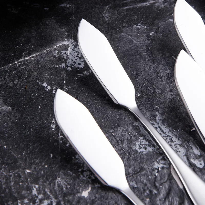 304 Stainless Steel Butter Knife Kitchen Cheese Knife Dessert Tools Jam Spreader Utensil Cutlery Kichen Cheese Tool