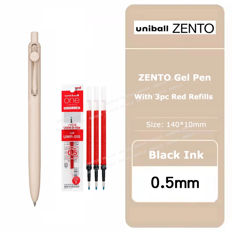 Eco-Friendly Water-Based Gel Pen with Stylish Barrel and Long-Lasting Grip