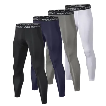Nuovi Pantaloni a Compressione da Uomo, Leggings Aderenti per Corsa, Allenamento, Sport, Fitness, Asciugatura Rapida, Pantaloni da Jogging