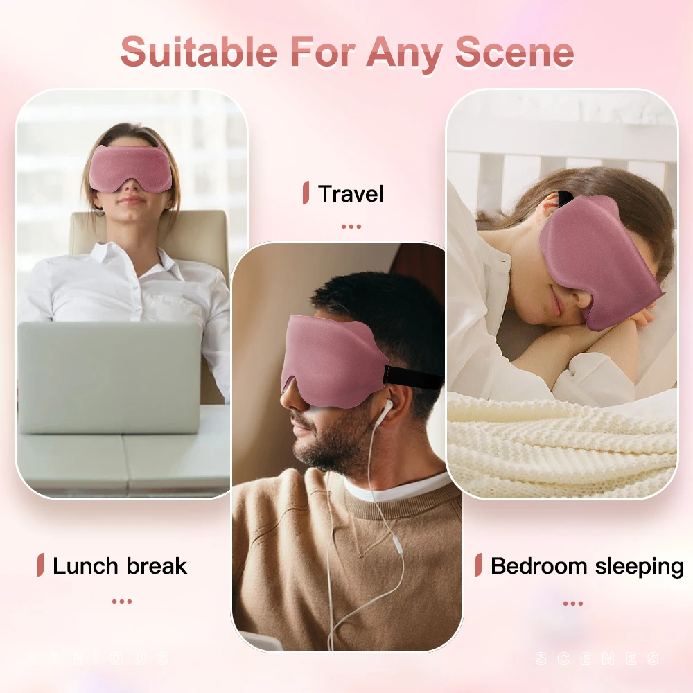 Travel 3D Sleeping Mask Eyepatch Blindfold Light Eye Mask for Sleeping Mask Slaapmasker Night Sleeping Aid Sleep Patch