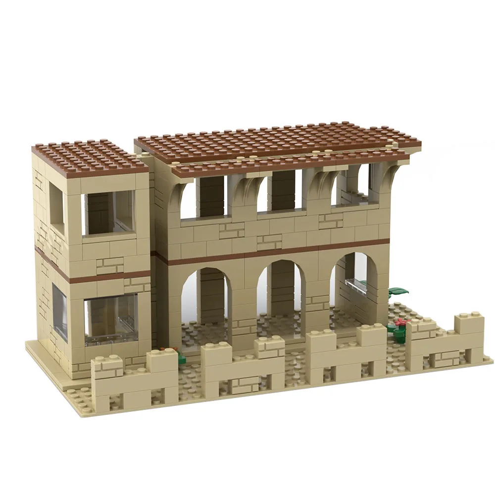 Urban Residence Building Blocks Set with Mini Figures and Accessories