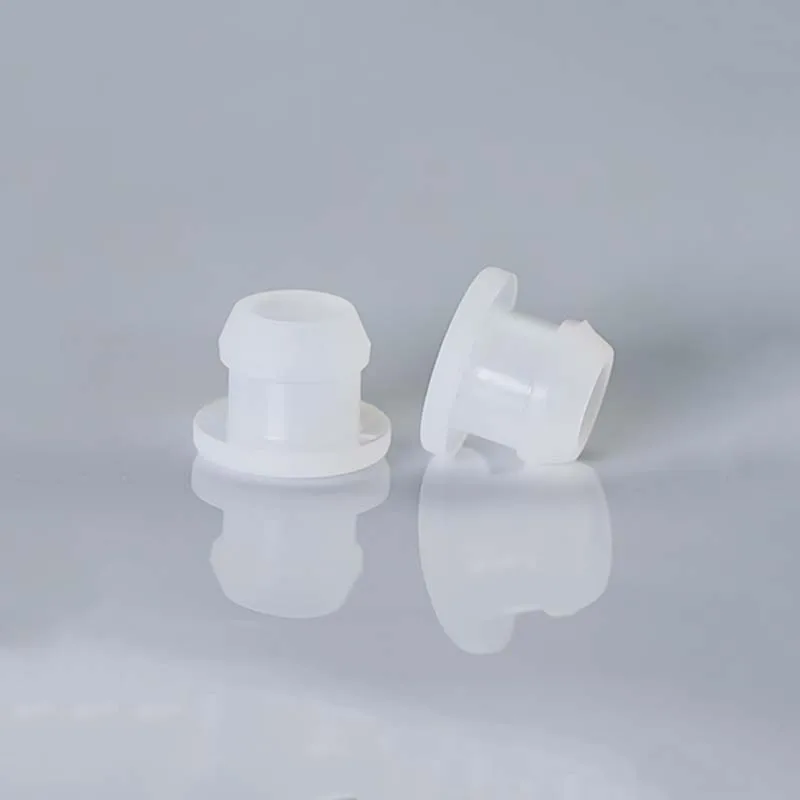 

5Pcs Dia 2.5-14mm Buckle Solid Silicone Rubber Caps T Type Plug Cover Snap-on Gasket Blanking End Seal Stopper Transparent