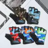 Breathable Half Finger Mittens Bicycle Gloves High Elastic Non-slip Bike Gloves Children's Bike Gloves Riding Equipment New 2024 1