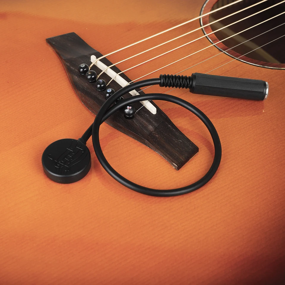 Sunyin Pick Up Piezoelettrico Per Chitarra Acustica, Microfono A Contatto Autoadesivo Con Controllo Volume, Per Violino, Ukulele, Mandolino E Banjo