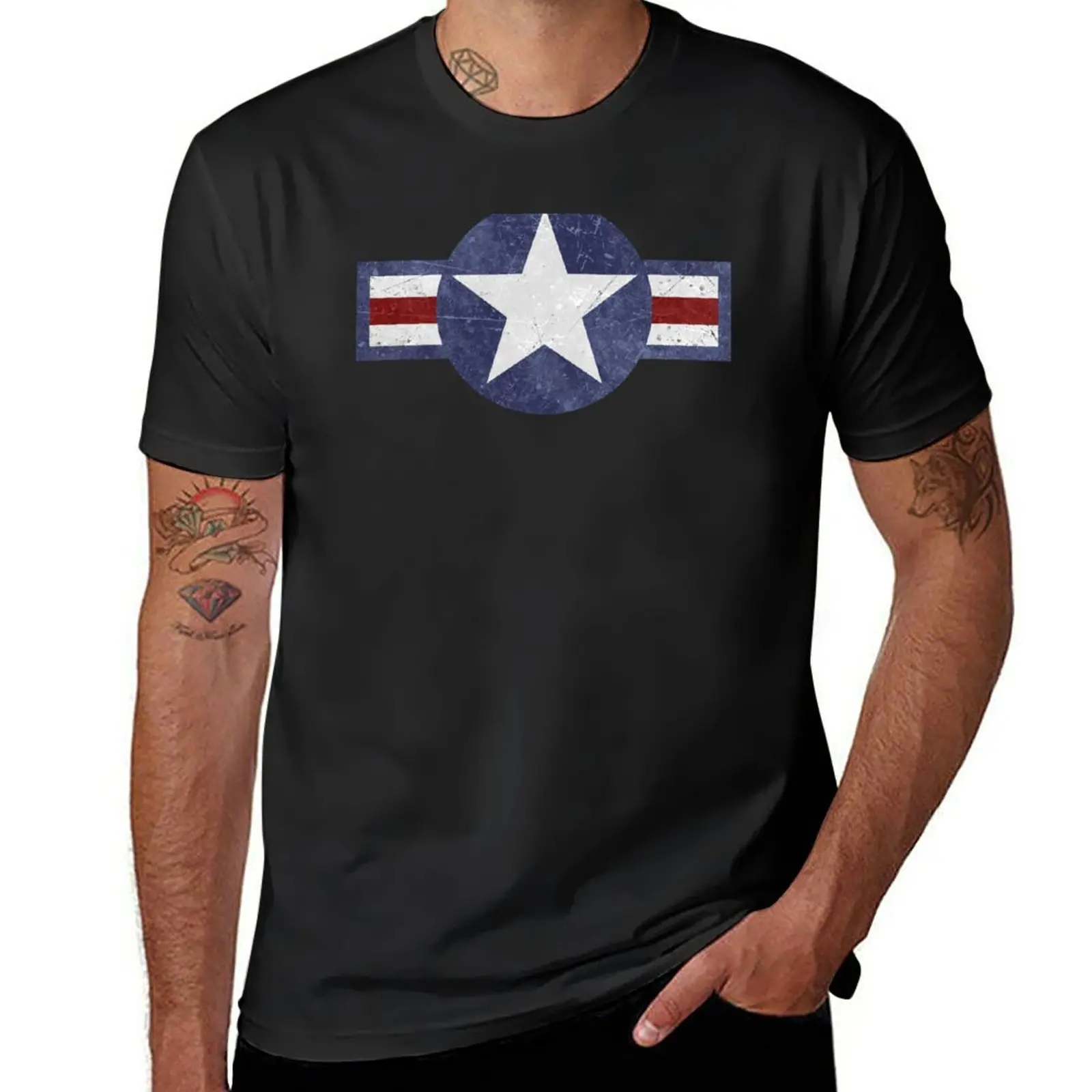 

USAF US Airforce Roundel T-Shirt vintage boys whites funnys plain white t shirts men