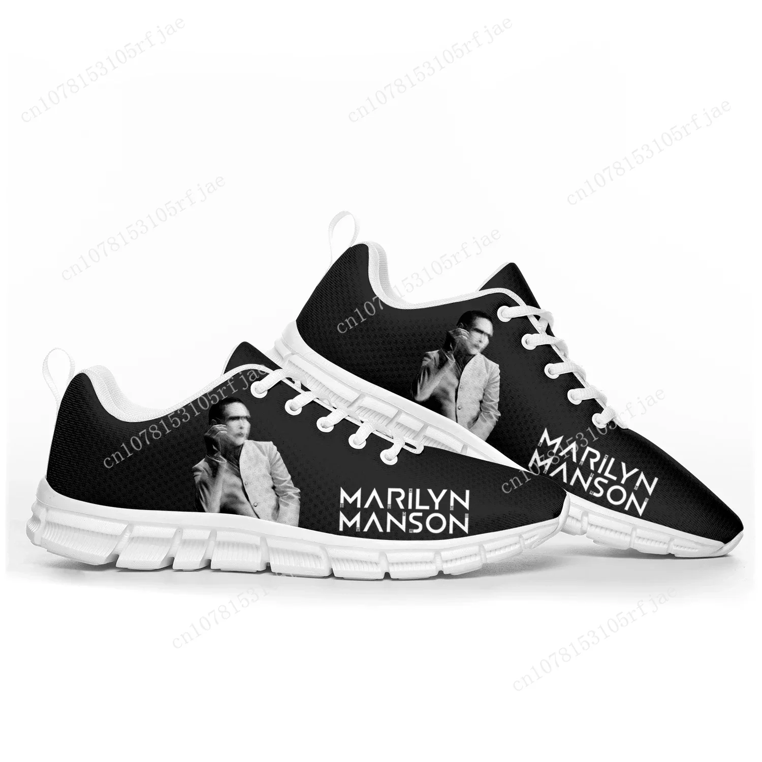 

Rock Band Music Singer Marilyn Manson Sports Shoes Mens Womens Teenager Kids Children Sneakers Custom High Quality Couple Shoes