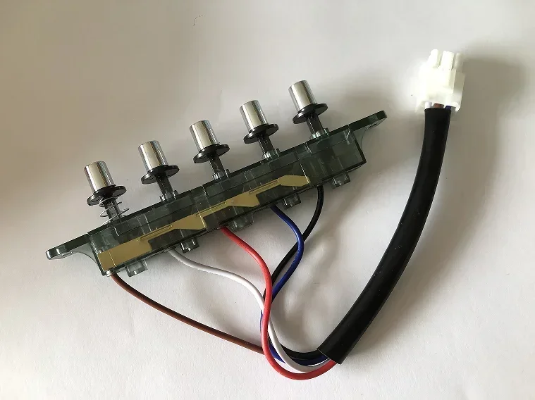 5 Button Switch Replacement Part Kitchen Ventilation Repair Range Hood Control Panel Replacement - 5 Button Switch For Kitchen Range Hoods | Easy Installation 47cm Panel POPETPOP Range Hood Replacement Switch 5-button