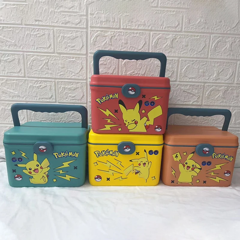 Pokemon Pikachu Kit Di Medicinali Portatili Creativi Scatola Di Medicinali Per Medicinali Di Emergenza Per Uso Domestico