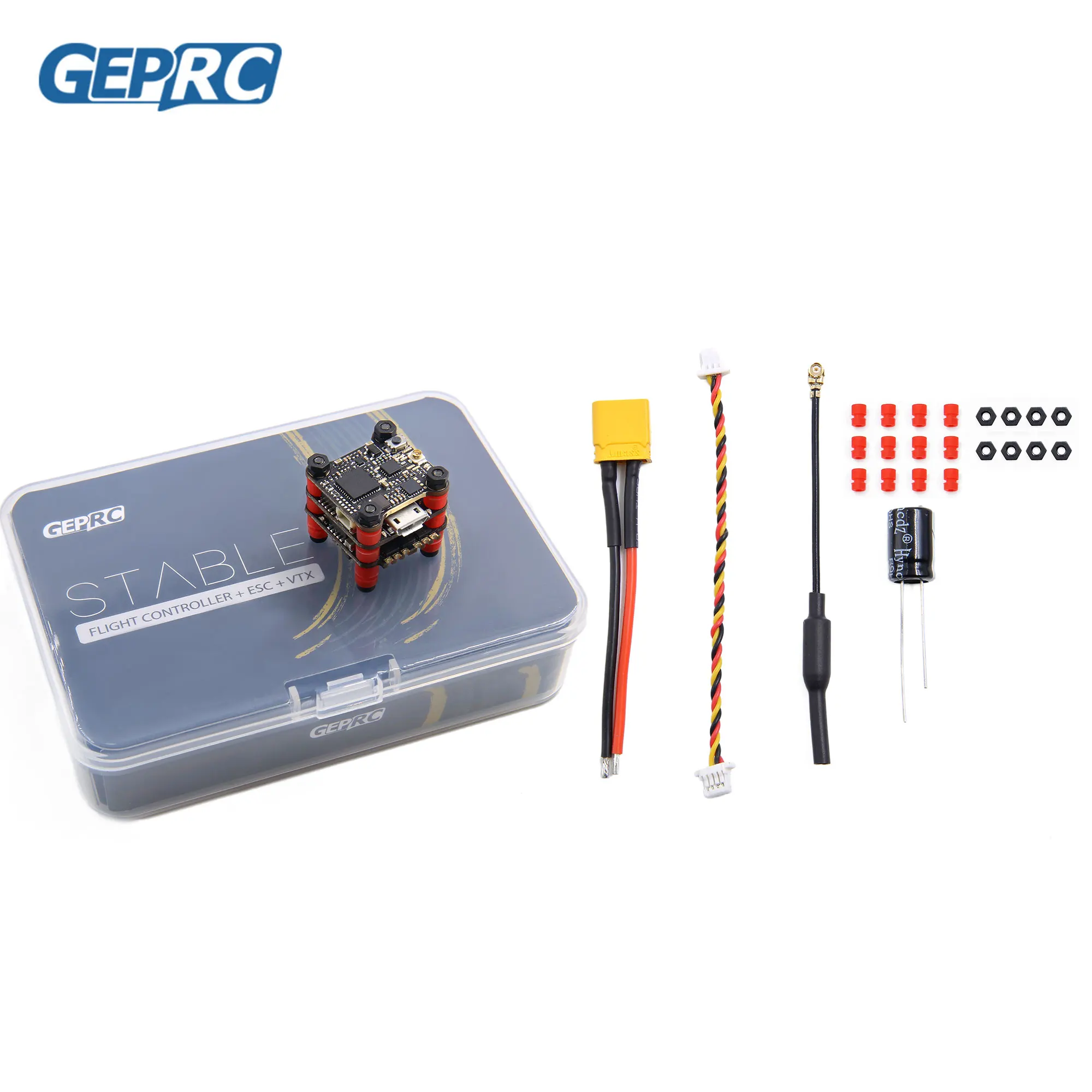 

GEPRC STABLE F411 2-4S 16X16mm Stack F411 Flight Controller BLHELIS 12A 4in1 ESC 5.8G 200mW VTX for FPV Micro Drones