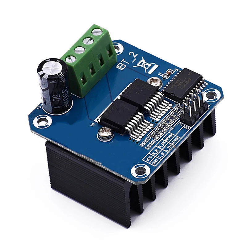 1 Pz Doppio Bts7960 43A H-Bridge Modulo Driver Motore Ad Alta Potenza/Fai Da Te Smart Car Corrente Diagnostica Per Arduino