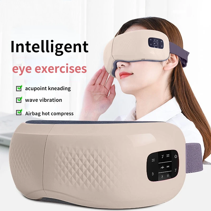 Smart Airbag Vibration Intelligent Eye Massager Children's Eye Massager Hot Compress Protection Student Sleep Device Beauty Eye 30a 63a single phase adjustable current protector intelligent auto recovery overcurrent protection device led display amp meter