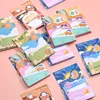 4 Piece Cartoon Adhesive Cute Sticky Notes Notepad Memo Pad Stationery Notebook Sticker Decoration 4