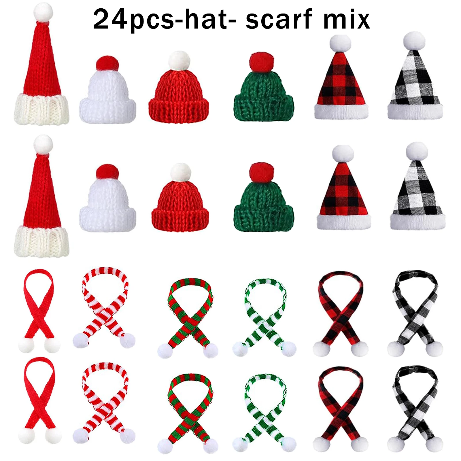 24pcs-hat- scarf mix