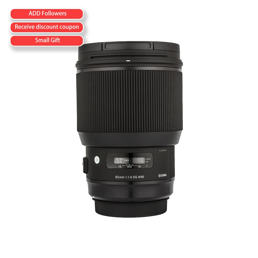 Sigma 85Mm F/1.4 Dg Hsm Art Lens Per Canon Ef Sigma Lente Artistica 85Mm F/1.4 Dg Hsm Para Canon Ef