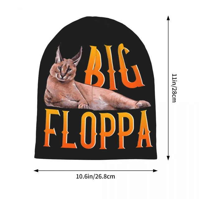 Big Floppa Bonnet Hat Skullies Beanies Hats Caracal Cat Thermal Elastic Ski  Caps