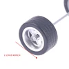 1/64 Wheels For Hotwheels With Rubber Tire Model Model Car Modified Parts Toys Power RefitCar Model 6