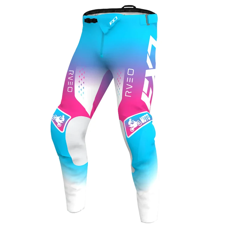 모토크로스 팬츠 엔듀로 크로스 30 32 34 36 38 레이싱 오프로드 MX MTB MOTO 남성 여성용 마운틴 블랙 화이트 핑크 옐로우 블루 성인용