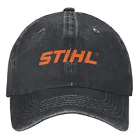 Stihls Tool Logo Washed Baseball Cap Vintage Trucker Hat Summer Unisex Men Outdoor Gym Sun Visors Snapback Cap 1