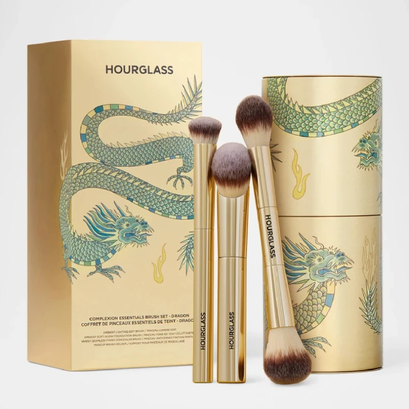 Hourglass Complexion Essentials Makeup Brush Set Gold Dragon