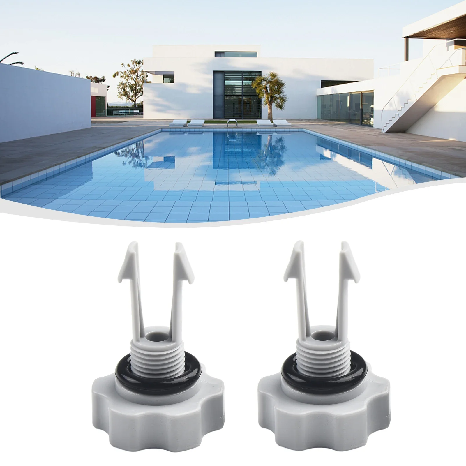 2packs For-Filter-Pumps-Exhaust-Valves-10460 10264 Air Release Valve For Intex O-Ring Replacement Part Pool Accessries