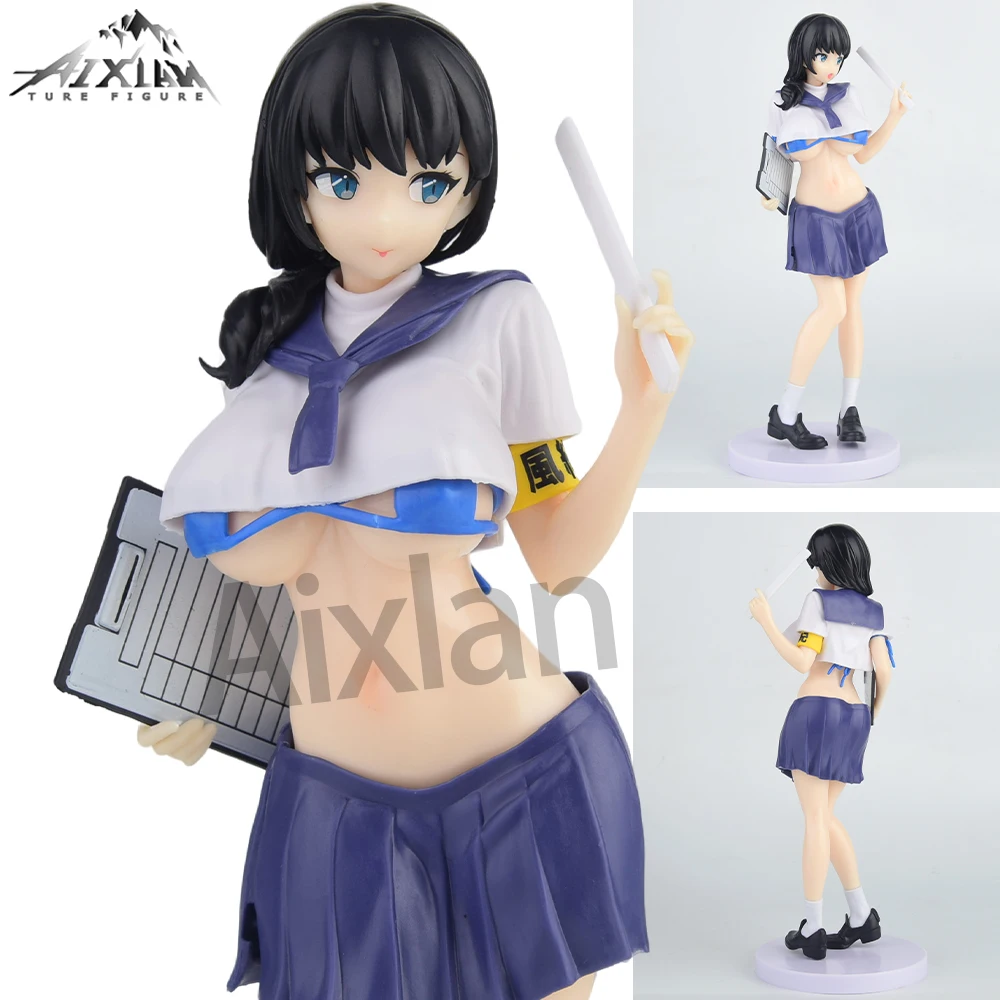 

Фигурка японского аниме Aixlan, 25 см, школьная форма, Судная фигурка из ПВХ, фигурка сексуальной девушки, Коллекционная модель, игрушки, подарок для детей