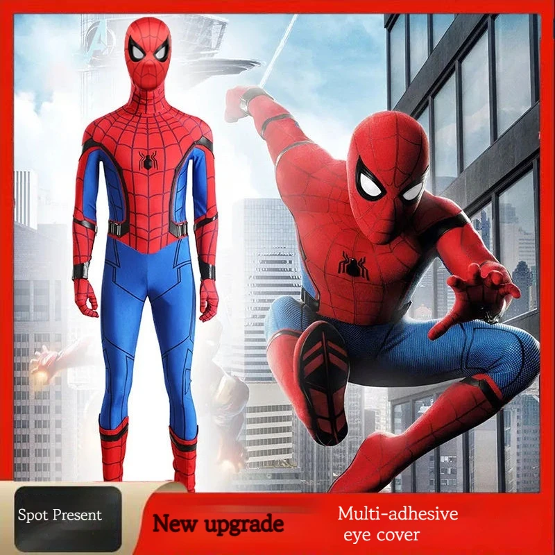 

Головной убор Человек-паук «No Way Home», косплей, движущаяся маска для глаз, Человек-паук, эластичная маска с дистанционным управлением в масштабе 1:1, игрушки для взрослых и детей, подарок