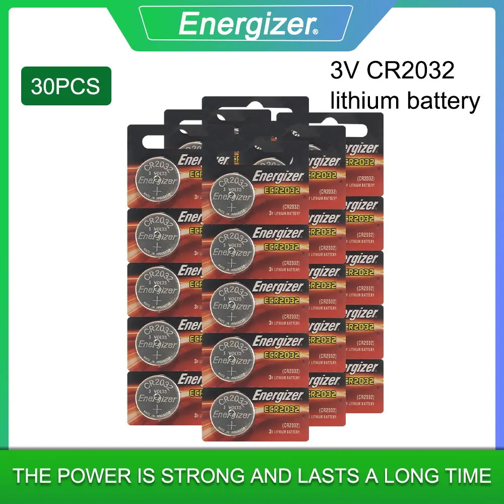 replacement batteries Energizer CR2032 CR 2032 DL2032 ECR2032 3V Lithium Battery For Watch Toy Calculator Car Remote Control Button Coin Cell lithium ion battery pack Batteries