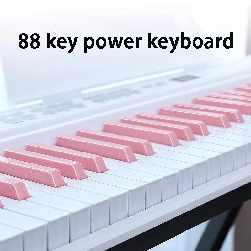 Foldable Piano 88 Keys Midi Bluetooth Adult Electronic Piano Beginners Musical Electric Organ Professional Controller Keyboard