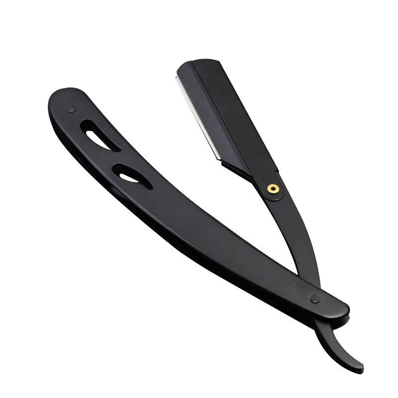 Professional Manual Shaver Straight Edge Stainless Steel Barber Razor Men Folding Shaving Shave Beard Cutter with Blade
