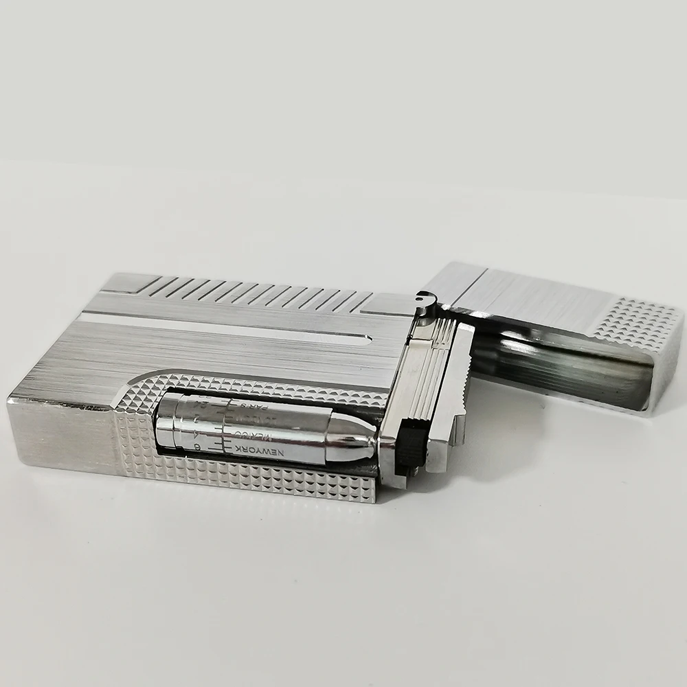 Classic Lighter 007 Cling Sound Metal Drawing Butane Refillable Soft Flame Smoking Tools For Boyfriend Christmas Gift 6