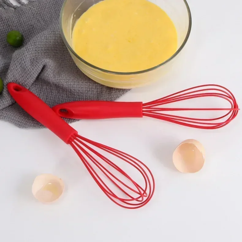 Silicone balloon whisk egg beater kitchen tool 26cm